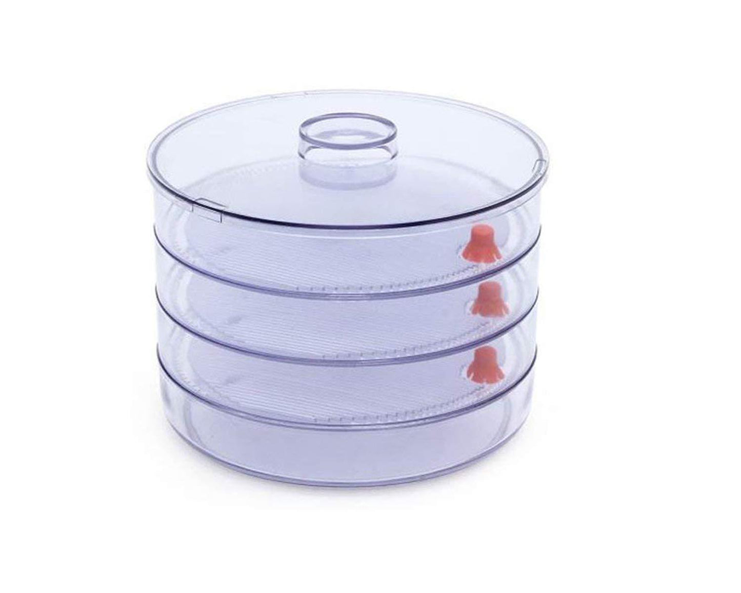 Plastic 4 Compartment Sprout Maker White - Happy Price - Image 2