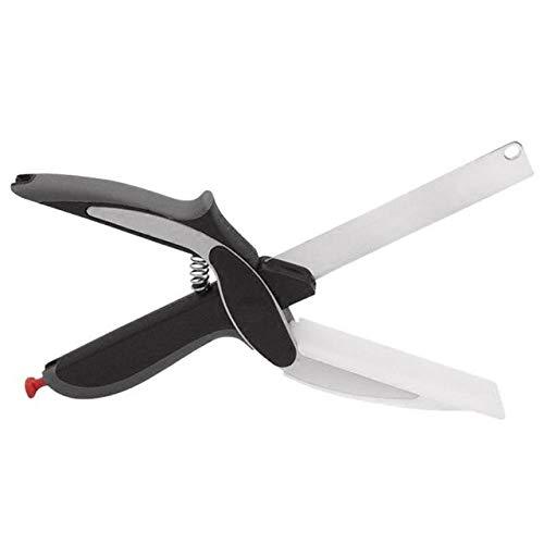 Stainless Steel 4 In 1 Clever Cutter Black - Happy Price - Image 1