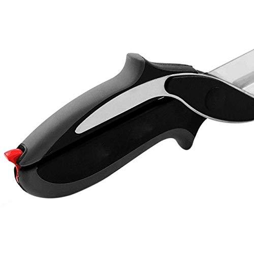 Stainless Steel 4 In 1 Clever Cutter Black - Happy Price - Image 5