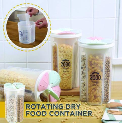 Kitchen Storage - Transparent Sealed Cansjarsstorage Box 4 Section - Happy Price - Image 3