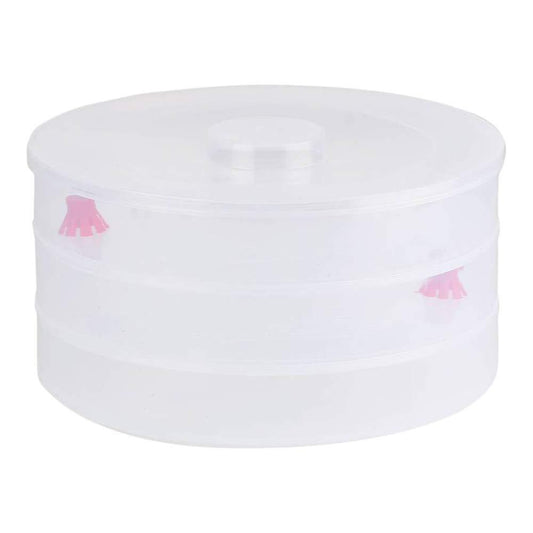 Plastic 3 Compartment Sprout Maker White - Happy Price - Image 1