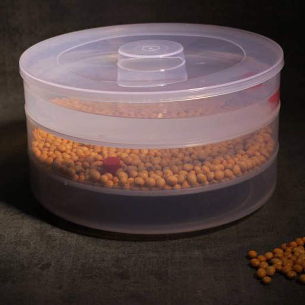 Plastic 3 Compartment Sprout Maker White - Happy Price - Image 7