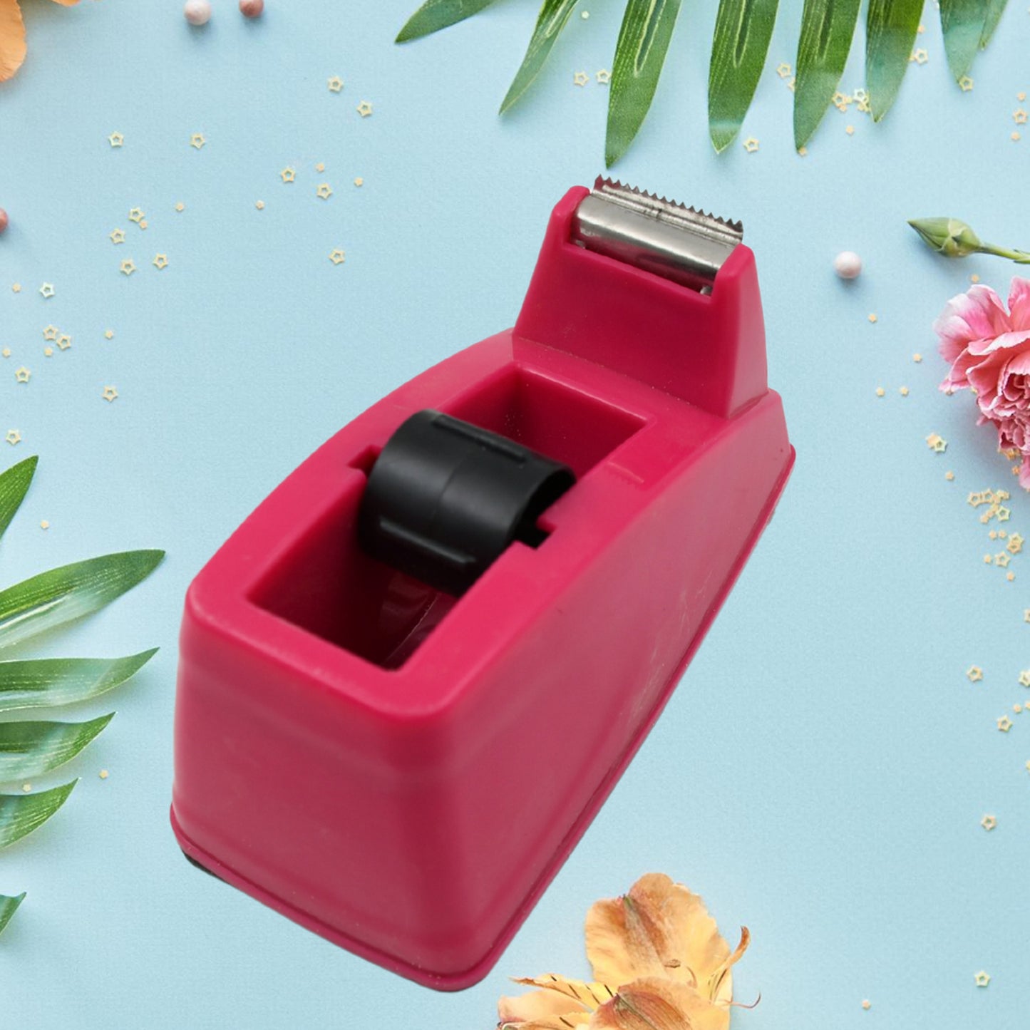 Plastic Tape Dispenser Cutter For Home Office Use Tape Dispenser For Stationary Tape Cutter Packaging Tape School Supplies (1 Pc  273 Gm) - Happy Price - Image 4