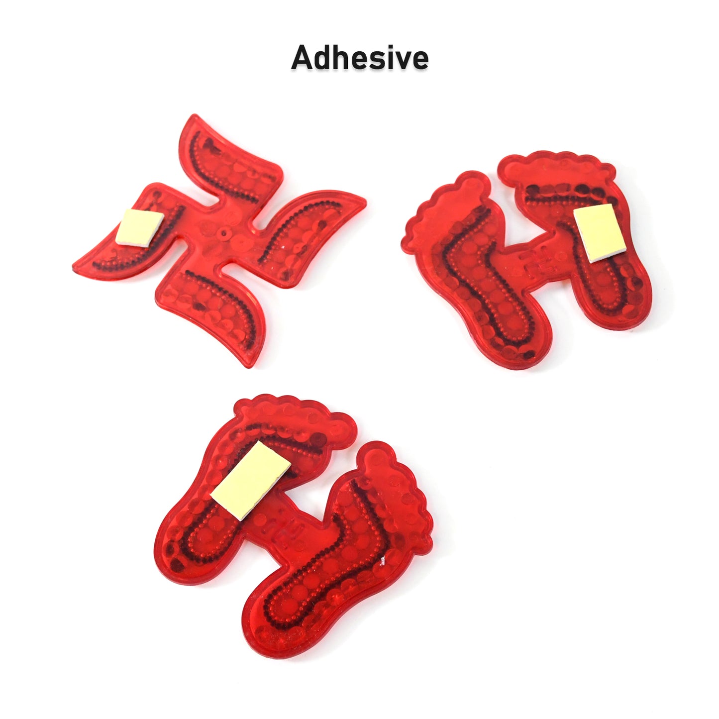Decorative Laxmi Charan (Pagla)  Swastik Combo Set (3pc Set) - Happy Price - Image 6