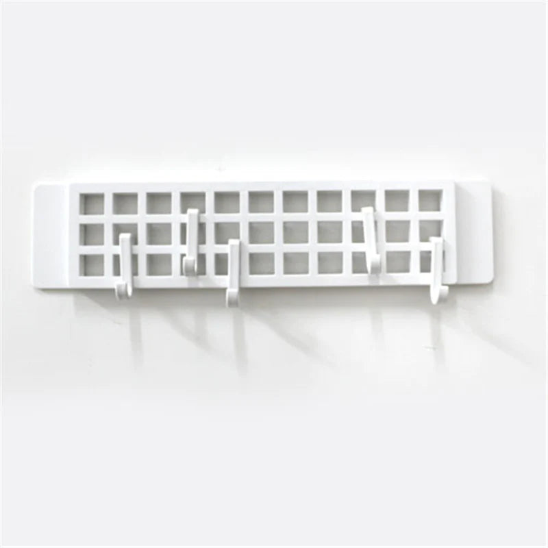 4095 5spin Plastic Hanger Hook Hotel Bathroom Wardrobe Wall Clothes Coat Towel Hanging Hanger Hook Plastic Sticker Multipurpose Hanger Hooks - Happy Price - Image 6