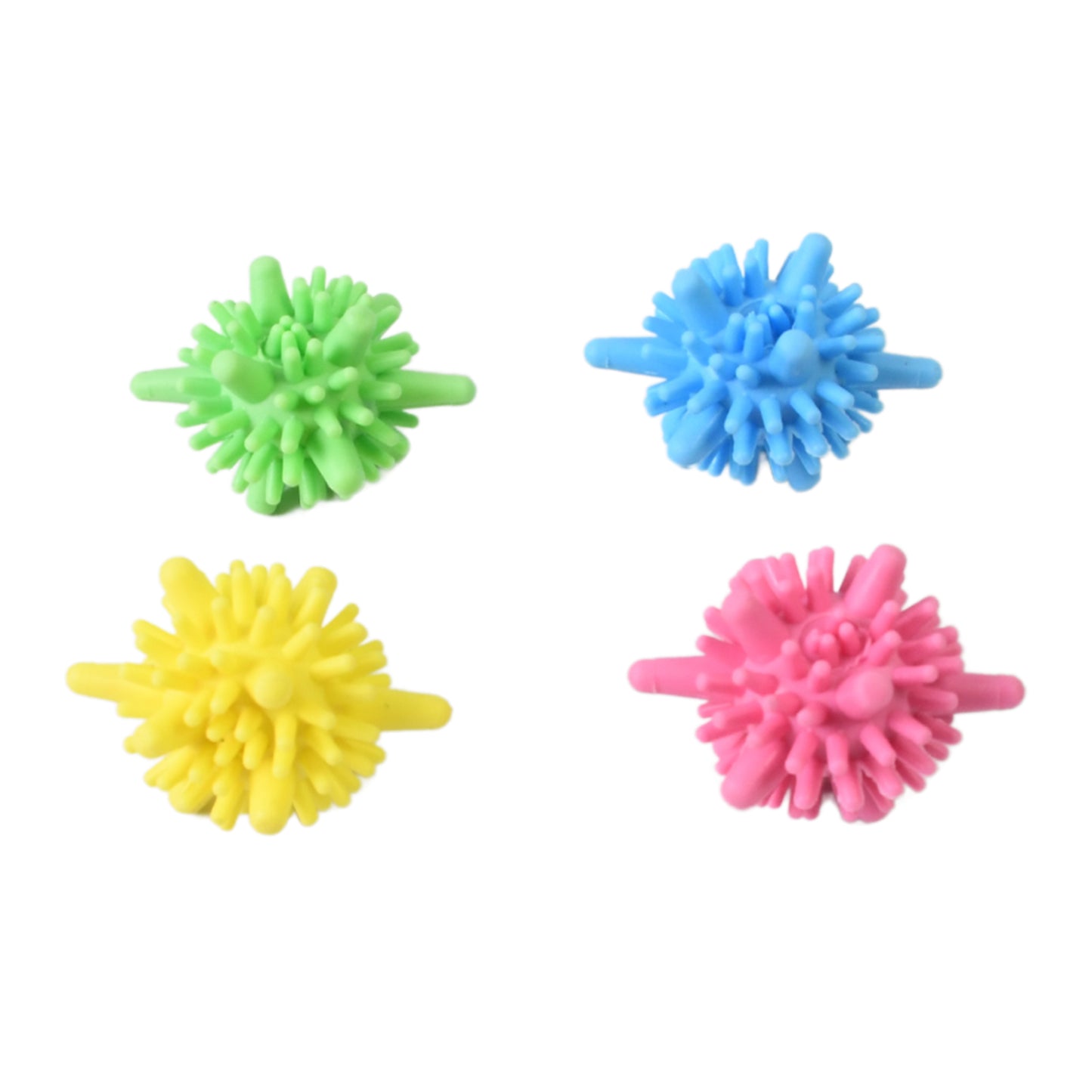 Soft Star Washing Machine Laundry Dryer Balls Laundry Ball (4 Pcs  Multi Color) - Happy Price - Image 5