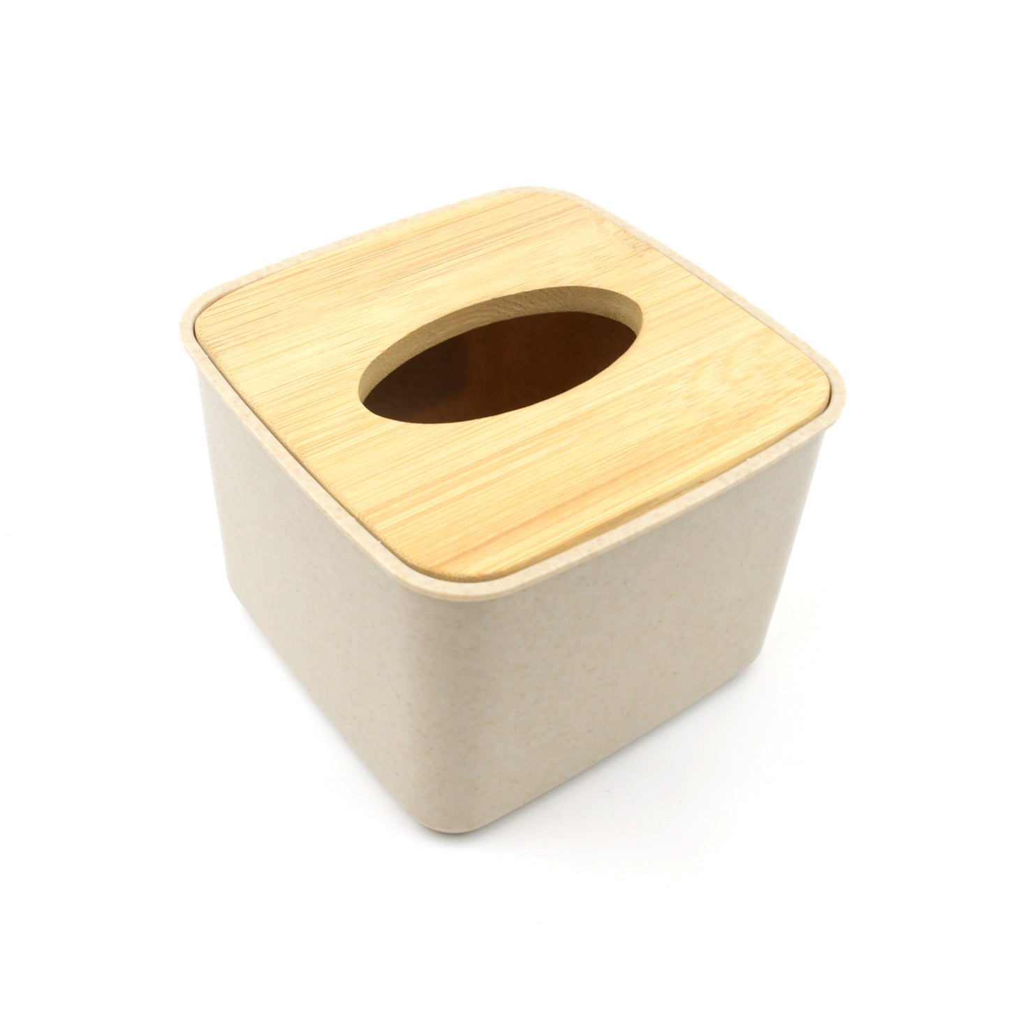 Tissue Box Desktop Stand Bamboo Tissue Cover Box Rectangular Paper Towel Holder Removable Tissue Dispenser For Bathroom Vanity Countertop Bedroom Car Holder Paper Towels Dispenser (1 Pc ) - Happy Price - Image 4