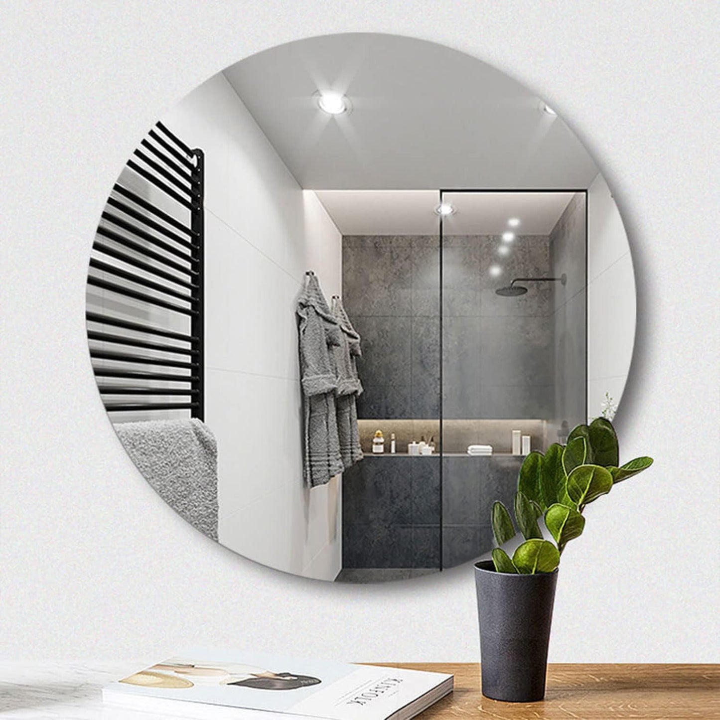 Plastic Square 3d Mirror Wall Stickers (1 Pc) - Happy Price - Image 3