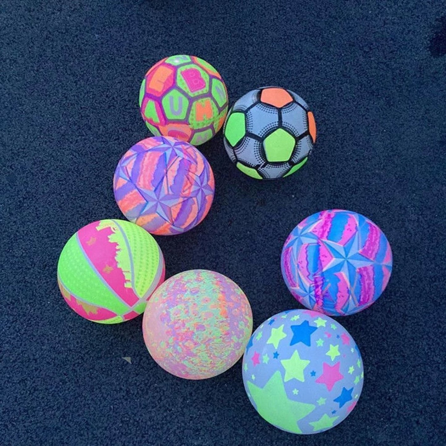 Bouncy Stress Reliever Fun Play Led Rubber Balls For Kids (1pc Only) - Happy Price - Image 5