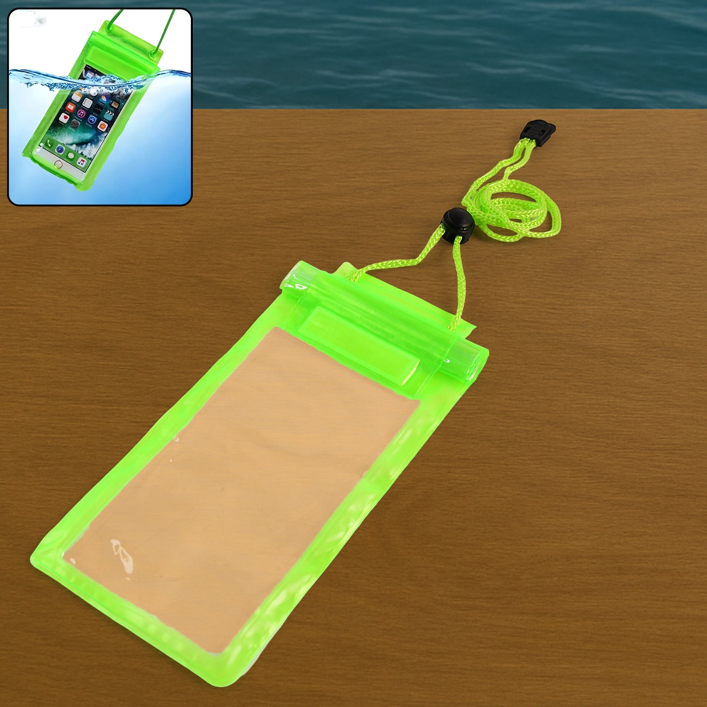 Waterproof Mobile Pouch (6.2 Inch  Random Colour) - Happy Price - Image 4