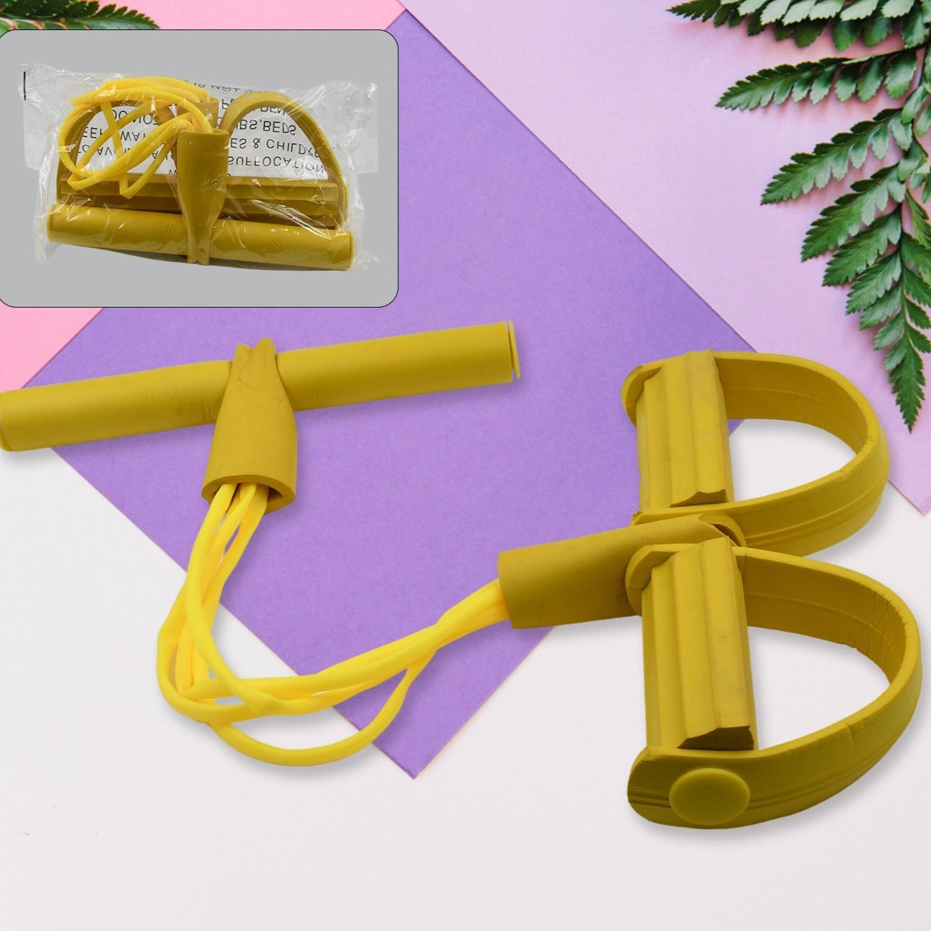 Extra Strong Pull String Body Building Training Pull Rope Rubber Exerciser - Happy Price - Image 1