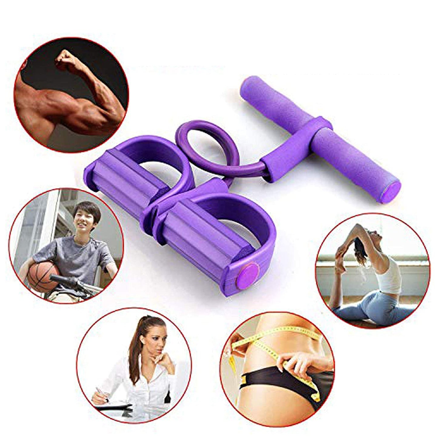 Extra Strong Pull String Body Building Training Pull Rope Rubber Exerciser - Happy Price - Image 3