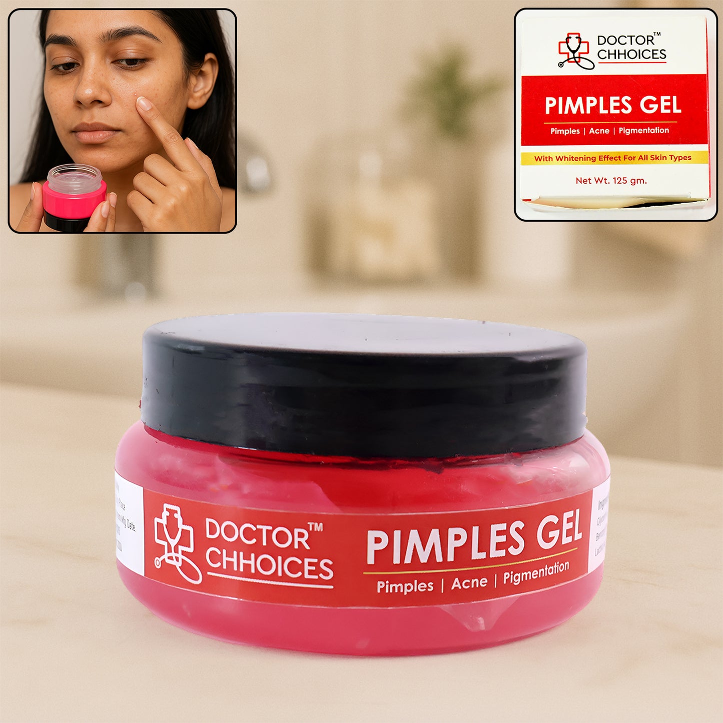 Doctor Chhoices Pimple & Pigmentation Control Gel - 125 gm