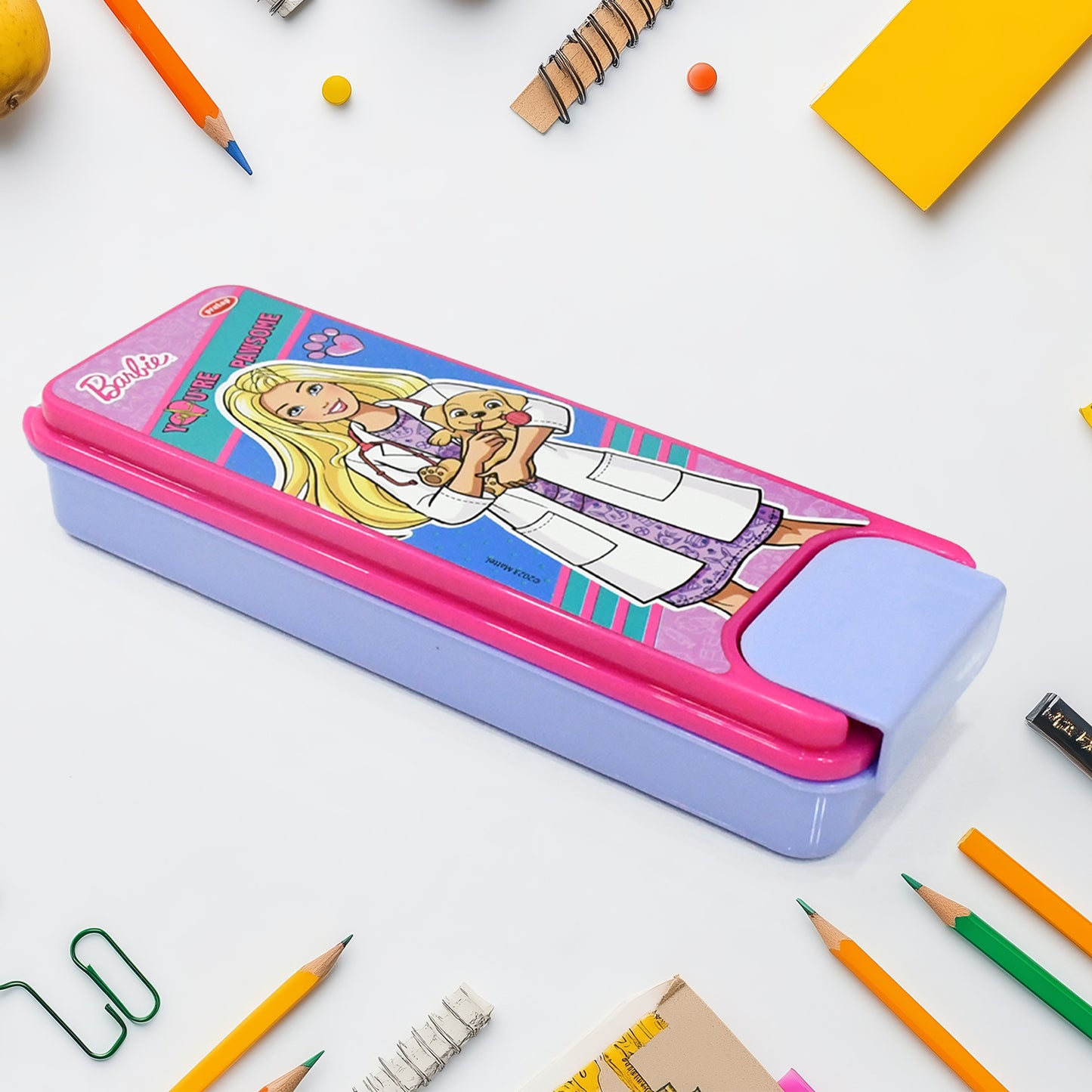 Stylish Cartoon Printed Hard Top Pencil Box For Kids (1 Pc  Mix Design) - Happy Price - Image 3