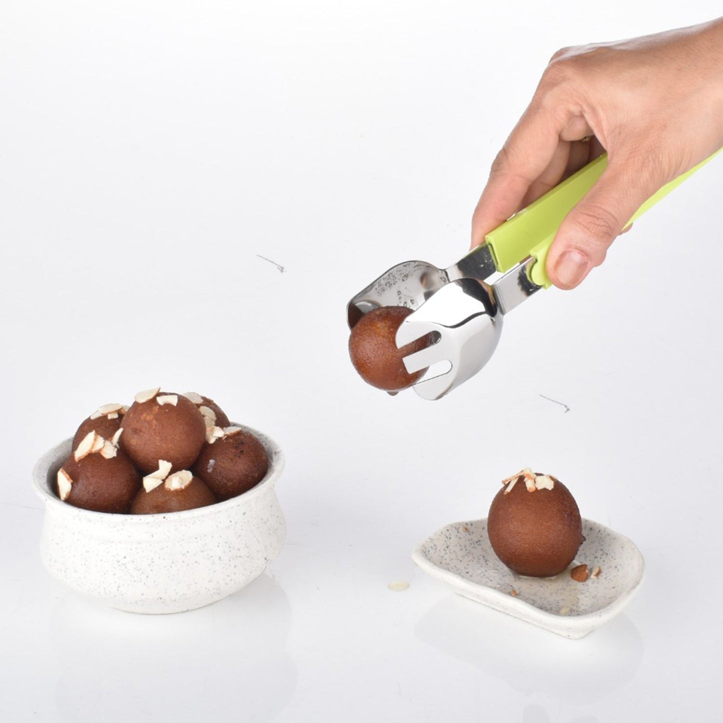 Multi P Salad Serve Tong Used In All Kinds Of Places Household And Kitchen Purposes For Holding And Grabbing Food Stuffs And Items Etc. - Happy Price - Image 3