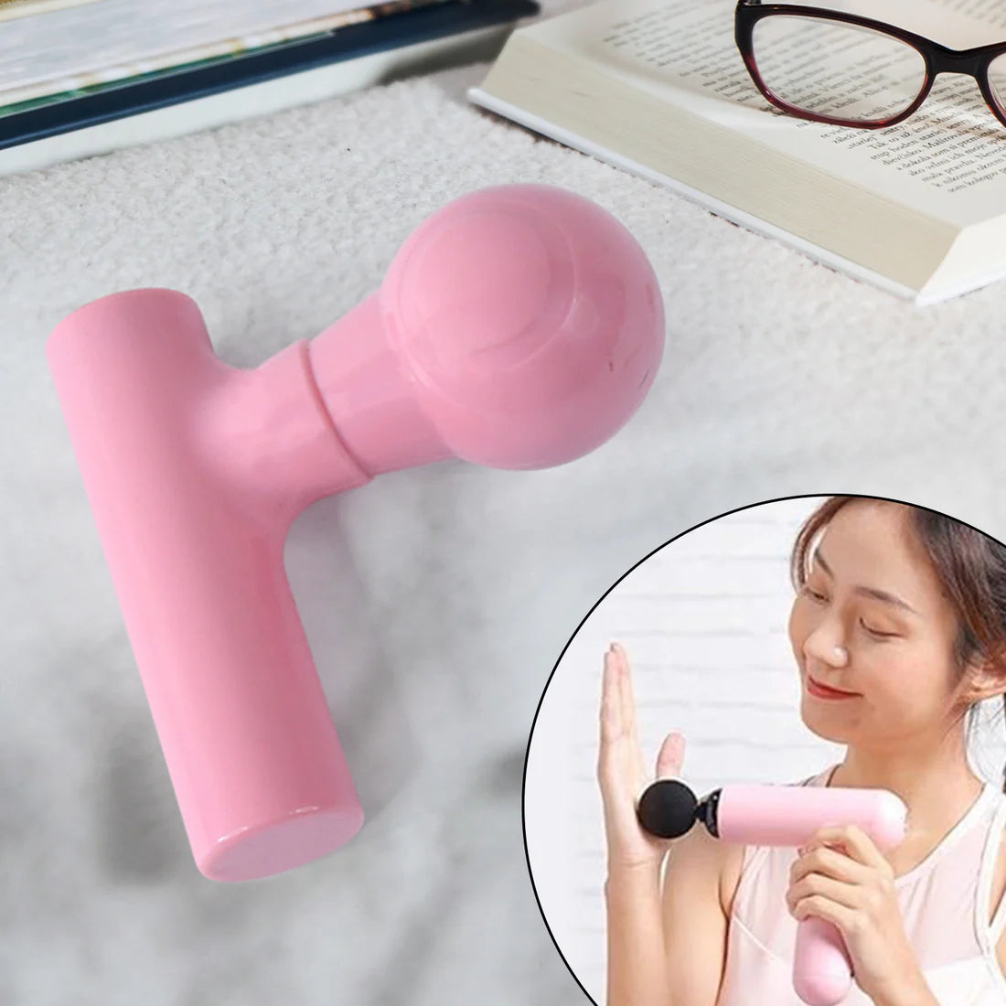 Black Mini Pocket Size Vibrator Full Body Massager Cordless One Button Operation For Body Pain  Relaxation - Happy Price - Image 6