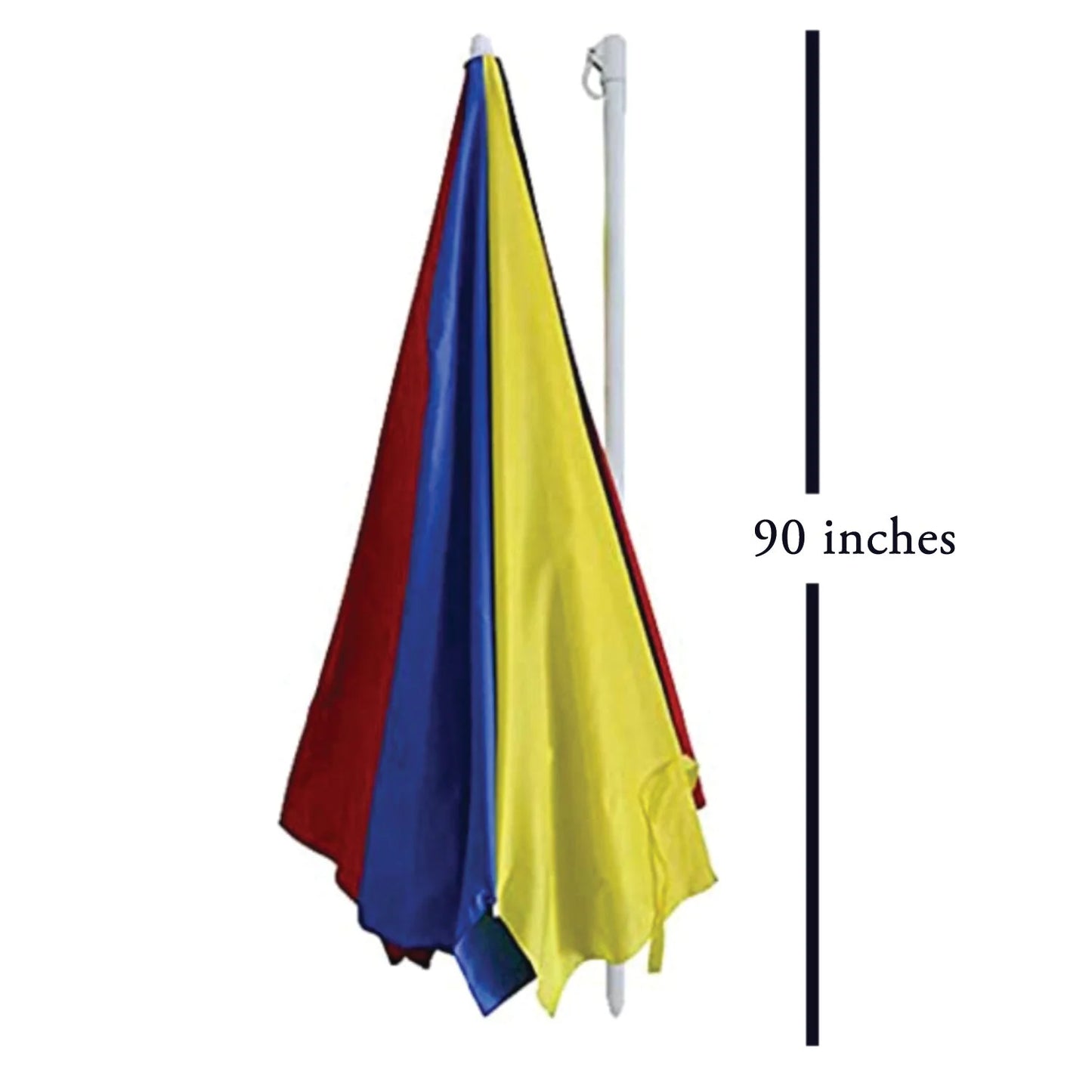 Polyester Garden Umbrella for Beach & Lawn - Waterproof Sun Protection (1pc)