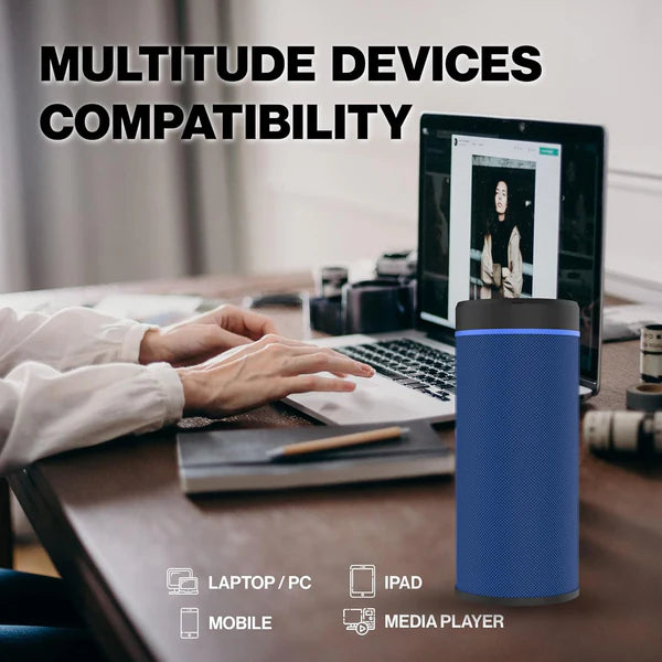 Portablerechargeable Waterproof Splashproof Wireless High Sound Bluetooth Speaker - Happy Price - Image 4