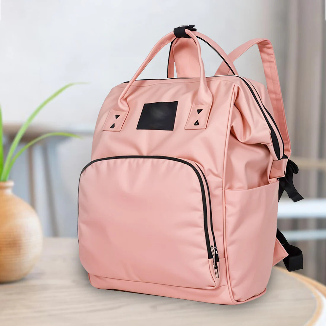 Multipurpose Large Capacity Moms Backpack Diaper Bag (1 Pc  17 Pocket  Big) - Happy Price - Image 6