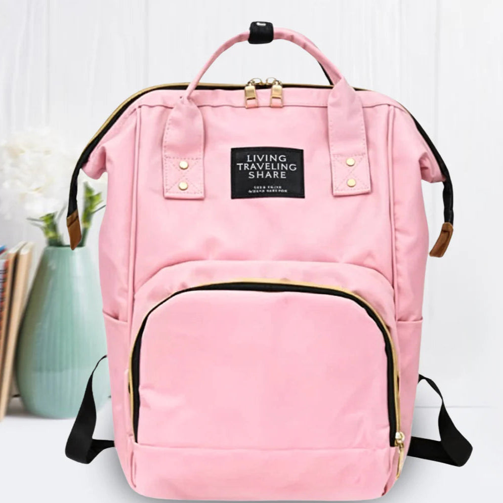 Multipurpose Large Capacity Moms Backpack Diaper Bag (1 Pc  17 Pocket  Big) - Happy Price - Image 2