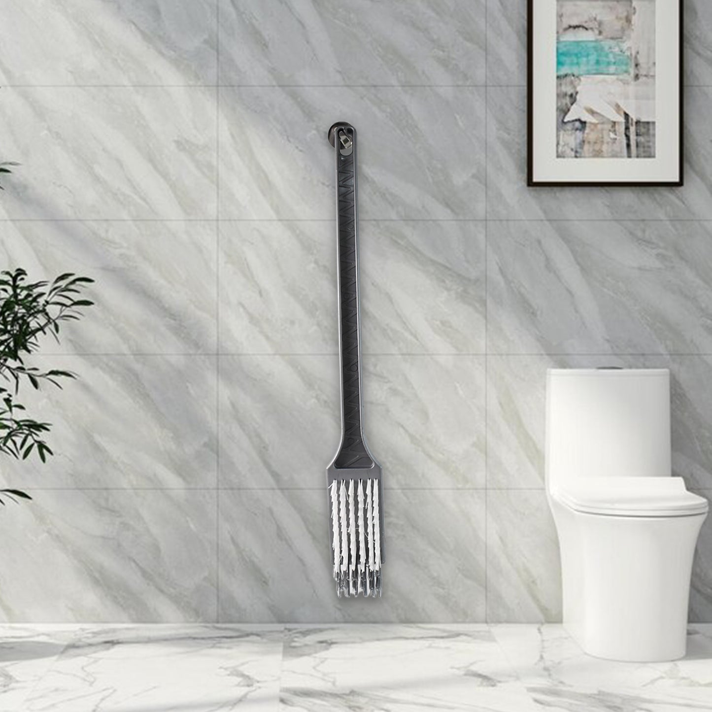 Pro Clean Long Handle Toilet Cleaning Brush (1 Pc) - Happy Price - Image 4