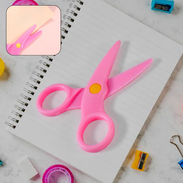 Plastic Child-safe Scissor Set Toddlers Training Scissors Pre-school Training Scissors And Children Art Supplies - Happy Price - Image 6