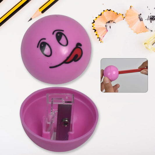 Round Shape Mix Design Pencil Sharpener (1 Pc  Round Shape Mix Design) - Happy Price - Image 1