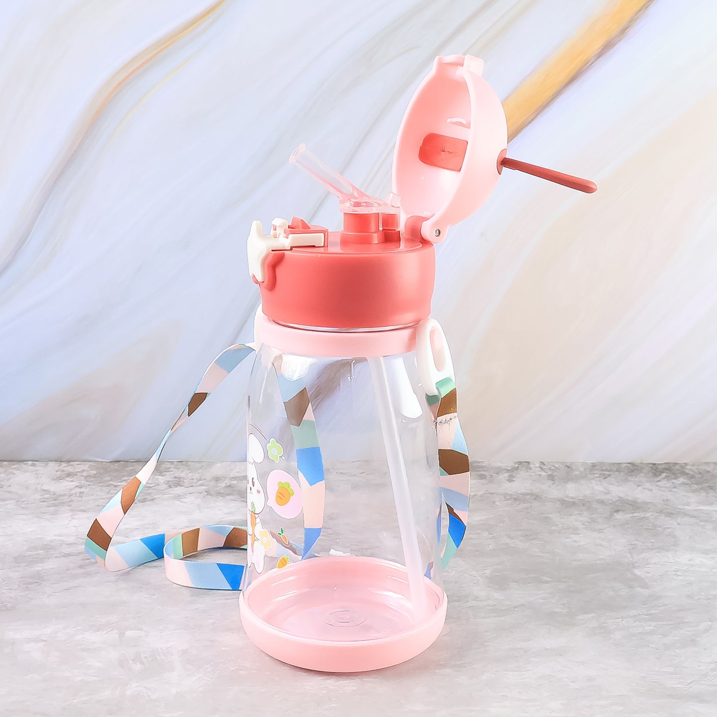 Cute Cartoon Water Bottle Approx 450ml (1 Pc) - Happy Price - Image 3