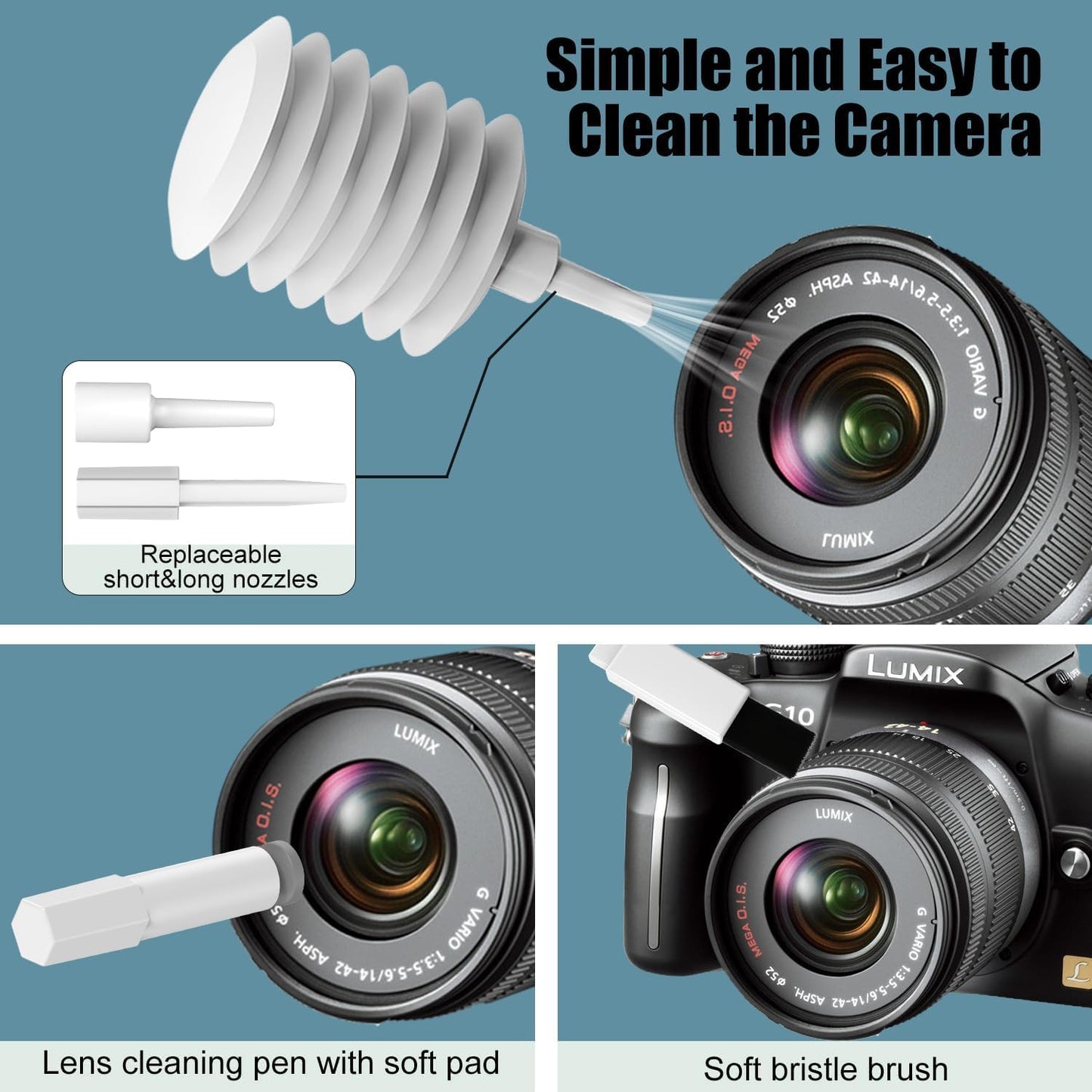 Keyboard Cleaner Kit 20-in-1 Laptop Phone Screen Cleaning Kit Keyboard Cleaning Kit With Electronic Cleaning Brush Spray For Airpods Pro Ipad Iphone Pro Camera Computer Cleaning - Happy Price - Image 5