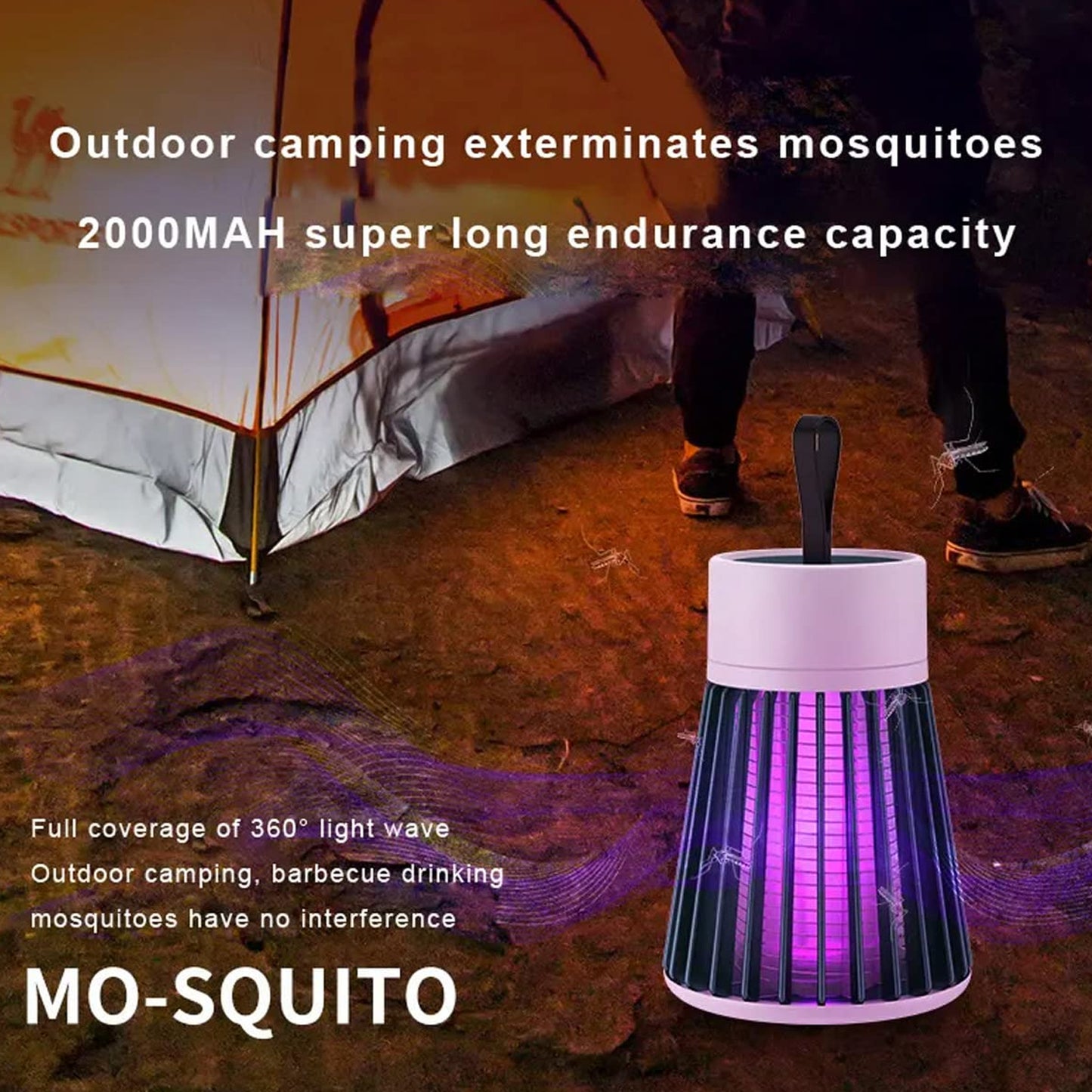 Mosquito Killer Machine  Mosquito Killer Usb Powered Bug Zapper Mosquito Lamp For Home Electric Led Lamp Mosquito Killer Indoor  Outdoor Mosquito Trap Machine - Happy Price - Image 5
