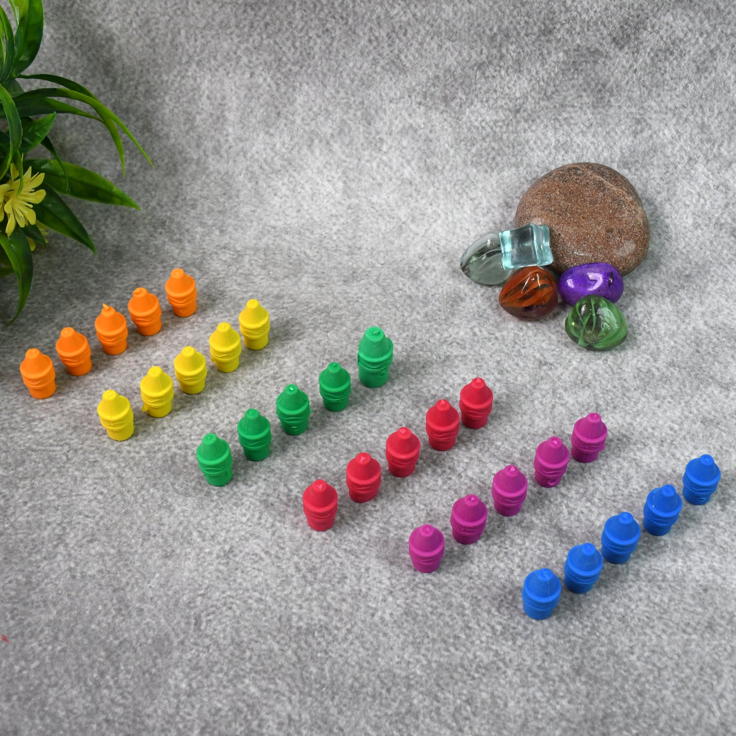 Pencil Top Eraser Rubber Erasers (1 Pc  Mix Color) - Happy Price - Image 5