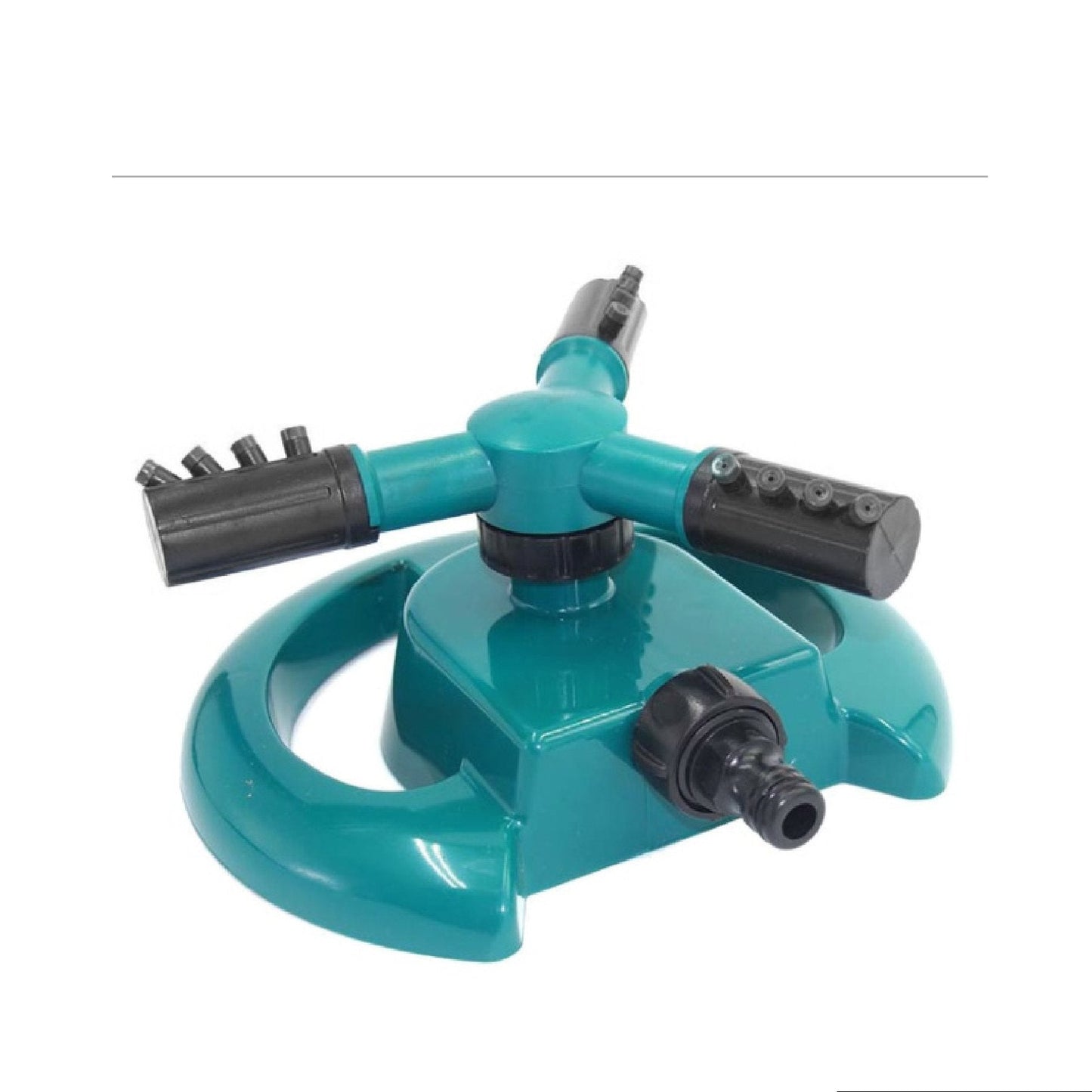 3 Arm 360 Sector Rotating Water Sprinkler Garden Pipe Hose Irrigation Yard - Happy Price - Image 1