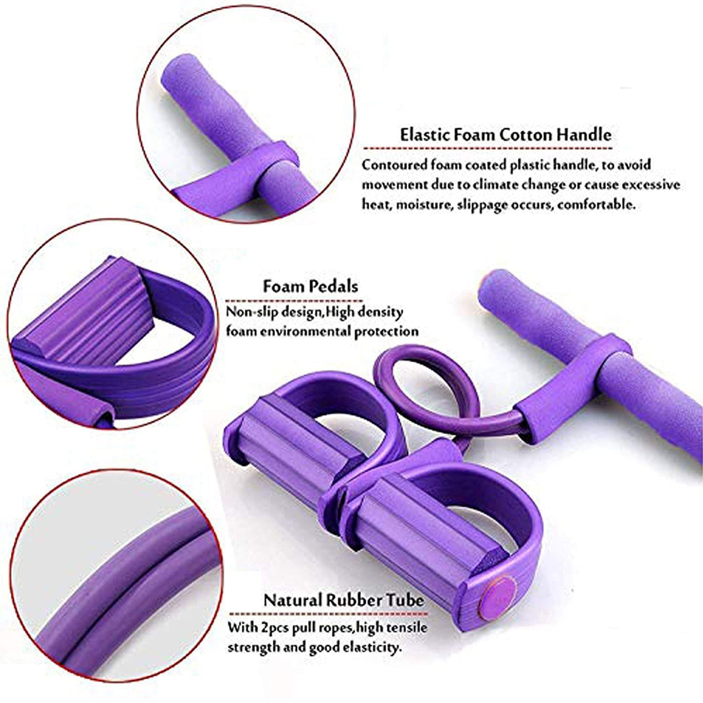 Extra Strong Pull String Body Building Training Pull Rope Rubber Exerciser - Happy Price - Image 2