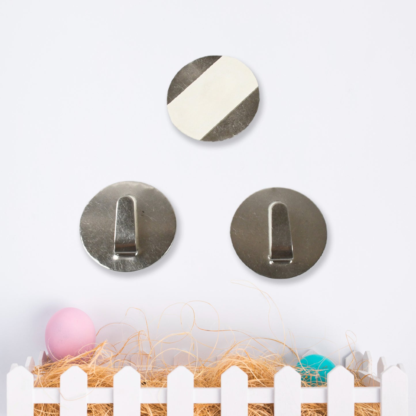Self- Adhesive Hooks Heavy Duty Wall Hooks Hangers Stainless Steel Waterproof Sticky Hooks For Hanging Robe Coat Towel Kitchen Bathroom And. - Happy Price - Image 5
