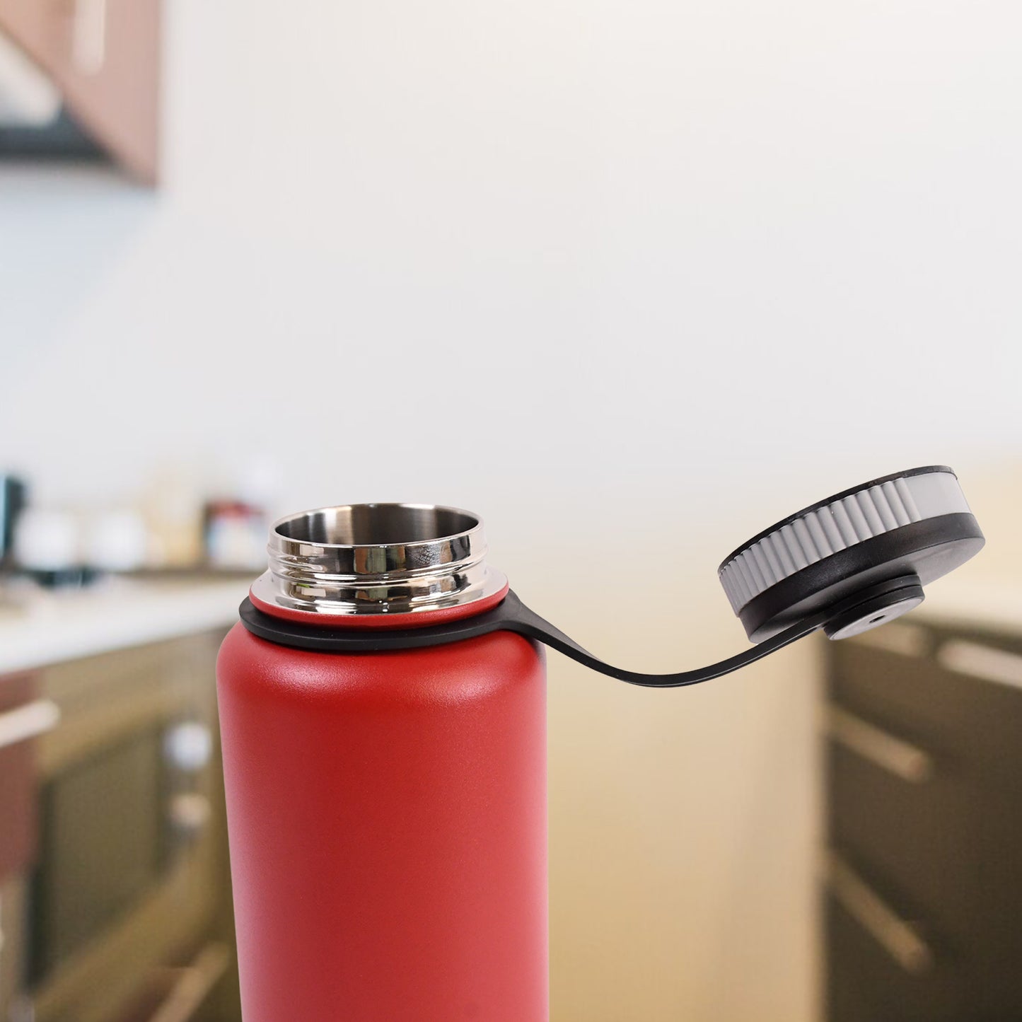 Stainless Steel Double Wall Vacuum-insulated Drink Water Bottle (1000 Ml  Mix Color) - Happy Price - Image 3