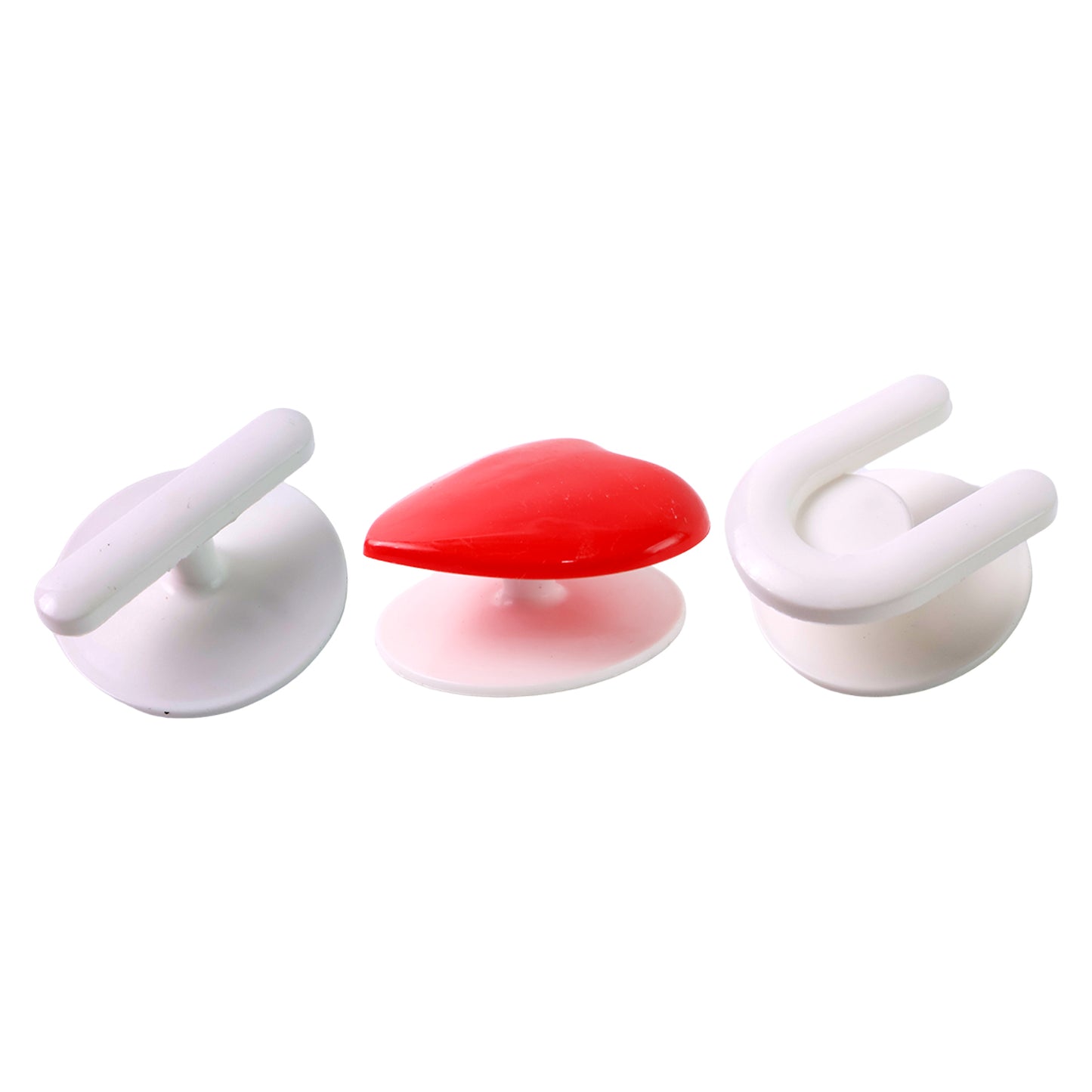 Adhesive Wall Hook Set  For Kitchen Bathroom  Home (3pc) - Happy Price - Image 4