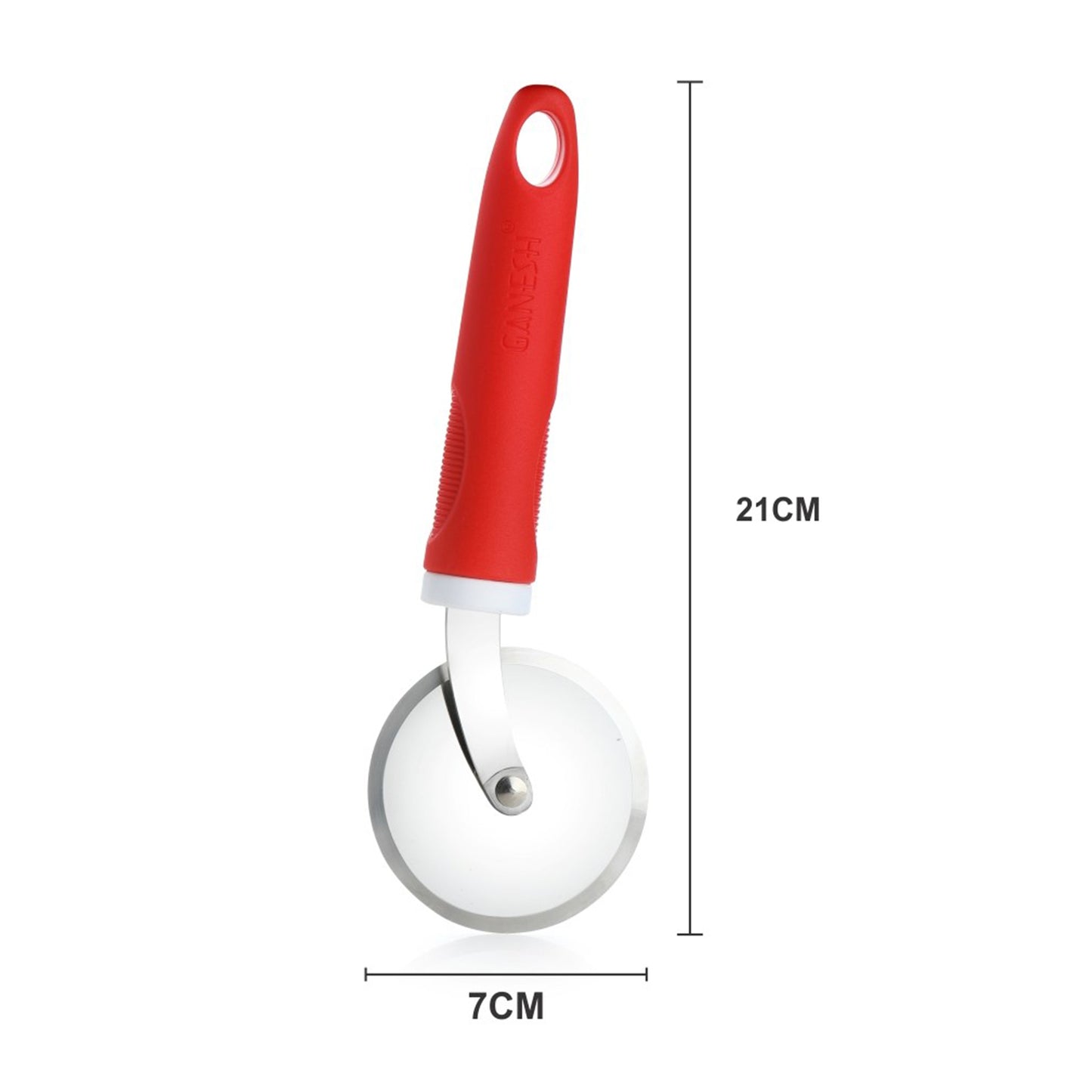 Ganesh Ganesh Pizza  Pastry Cutter Wheel Pizza Cutter  (Stainless Steel) - Happy Price - Image 4