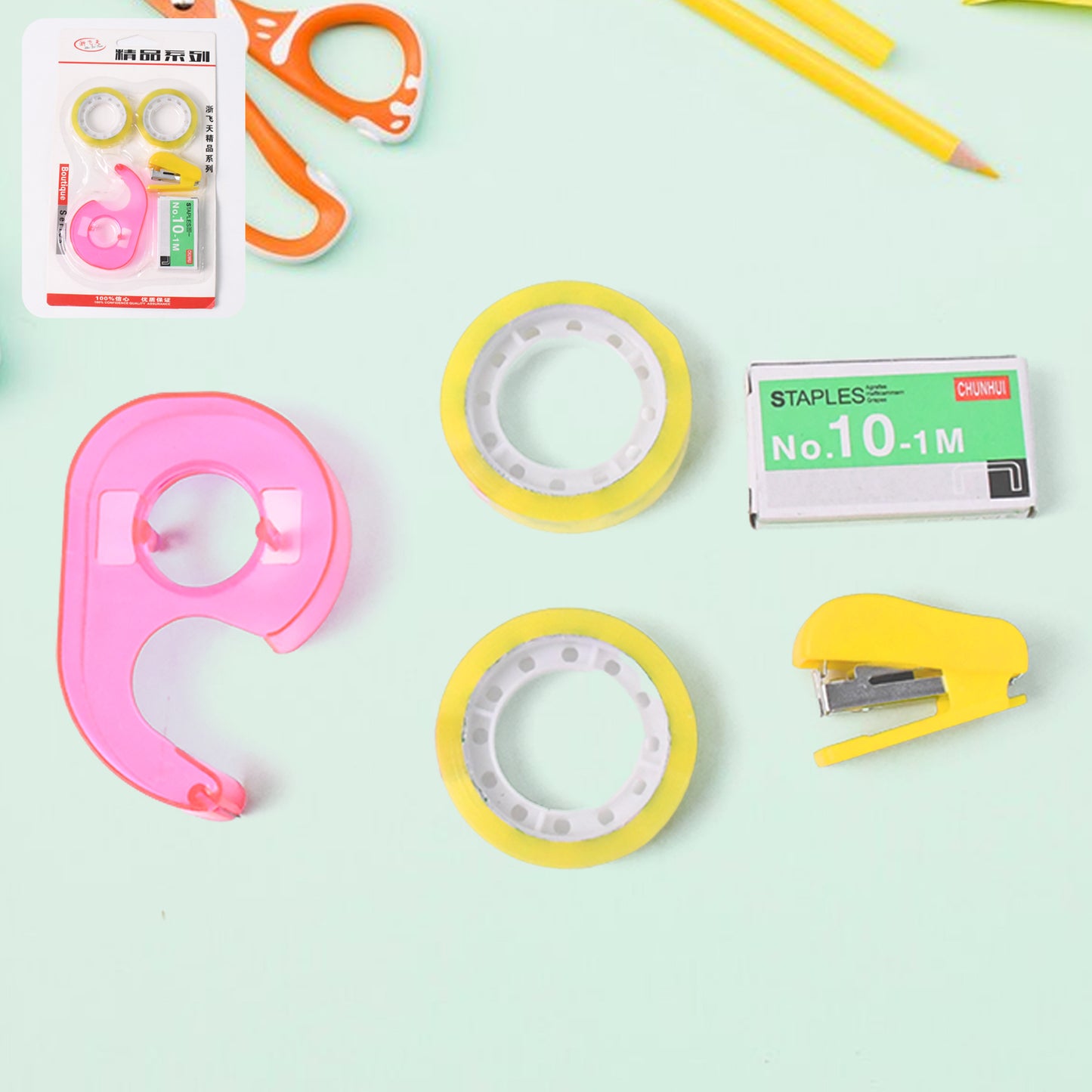5 In 1 Stationery Toole For School Office Home Carton Box  Gift Sealing - Happy Price - Image 2
