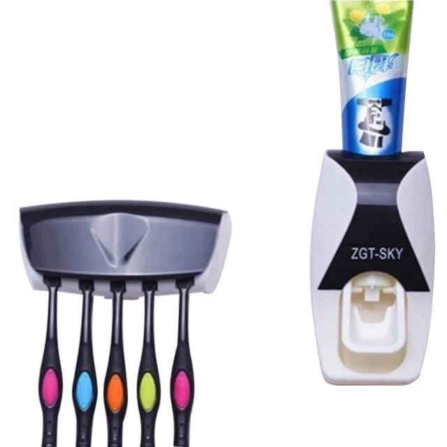 Toothpaste Dispenser  Tooth Brush With Toothbrush - Happy Price - Image 1