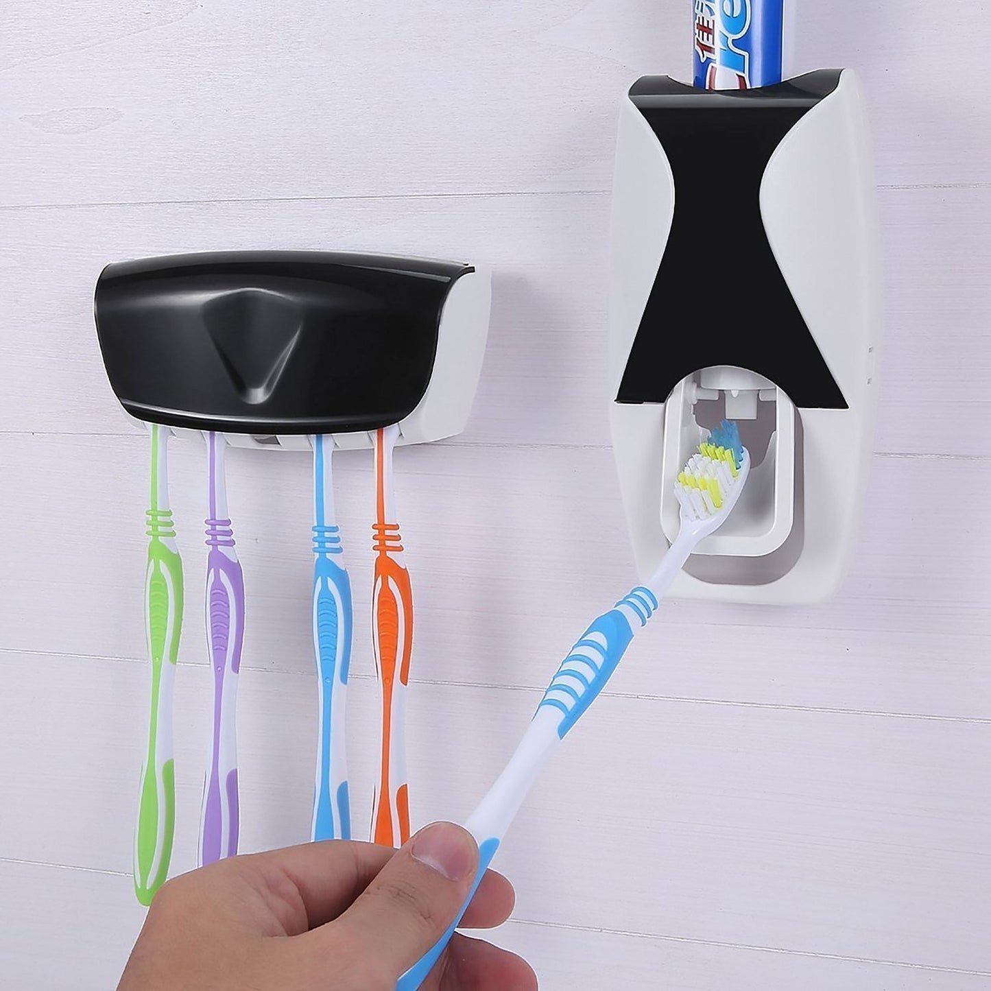 Toothpaste Dispenser  Tooth Brush With Toothbrush - Happy Price - Image 4