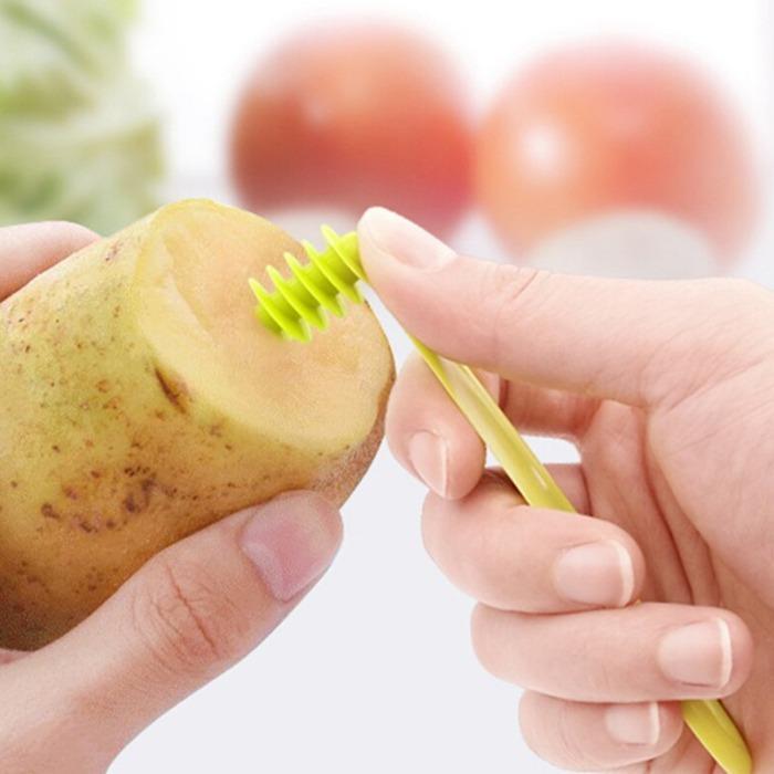 2013 Kitchen Plastic Vegetables Spiral Cutter  Spiral Knife  Spiral Screw Slicer - Happy Price - Image 5