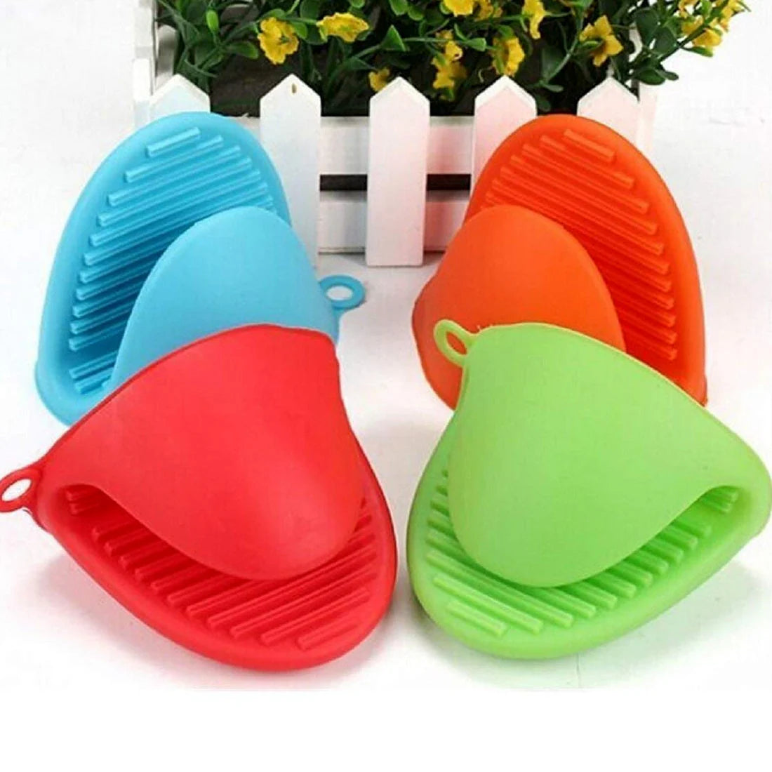 Silicone Heat Resistant Cooking Potholder For Kitchen Cooking  Baking - Happy Price - Image 6