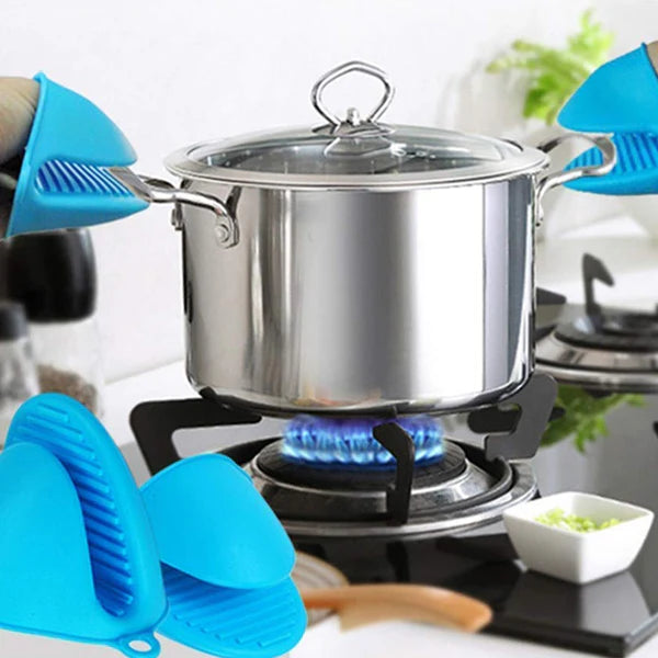 Silicone Heat Resistant Cooking Potholder For Kitchen Cooking  Baking - Happy Price - Image 3