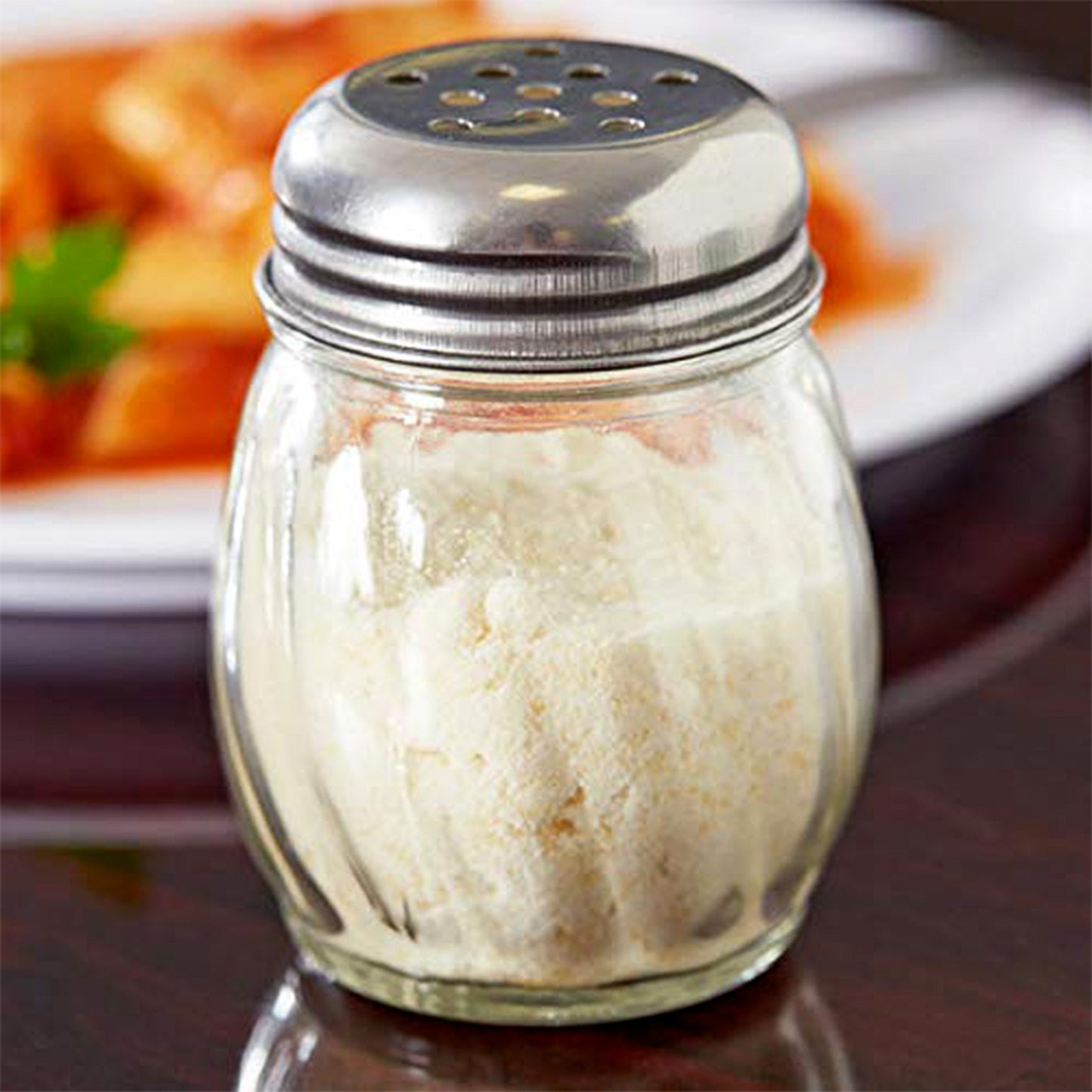 Apex Oregano  Chilli Flakes Dispenser Set  2 Pcs Glass Spice Shaker With Stainless Steel Lid - Happy Price - Image 3