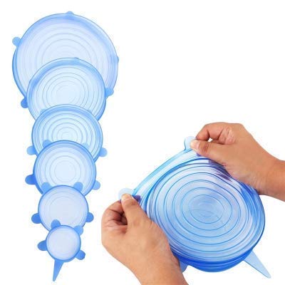 Reusable Silicone Stretch Lids Set for Food Containers - 6 Sizes - Happy Price - Image 4
