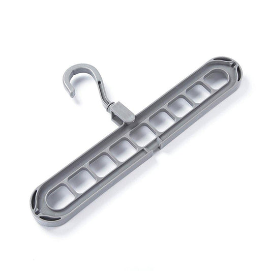 9 Hole Plastic Hanger Hanging Hook Indoor Wardrobe Clothes Organization Storage Balcony Windowsill Suit Racks - Happy Price - Image 1