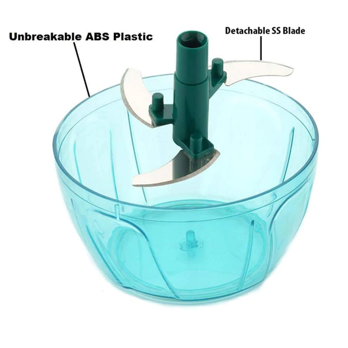 Handy Mini Plastic Vegetable Chopper Cutter Onion Chopper Vegetables For Kitchen Accessories With 3 Blades - Happy Price - Image 6