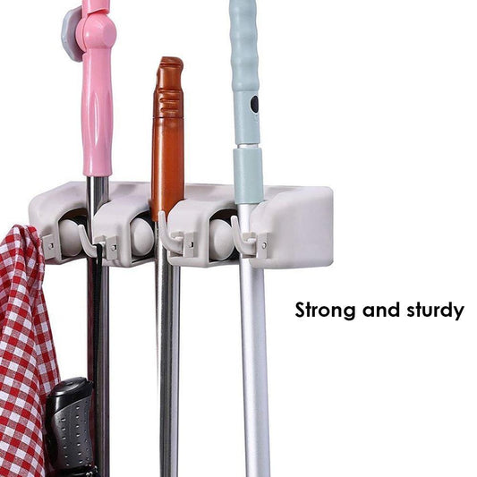 3 Layer Mop And Broom Holder - Happy Price - Image 1