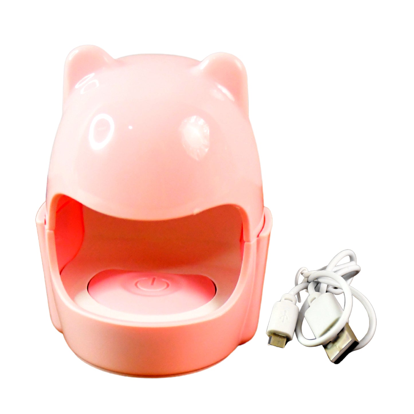 Mini Led Nail Dryer  Usb Rechargeable Nail Polish Curing Lamp (1 Pc) - Happy Price - Image 4