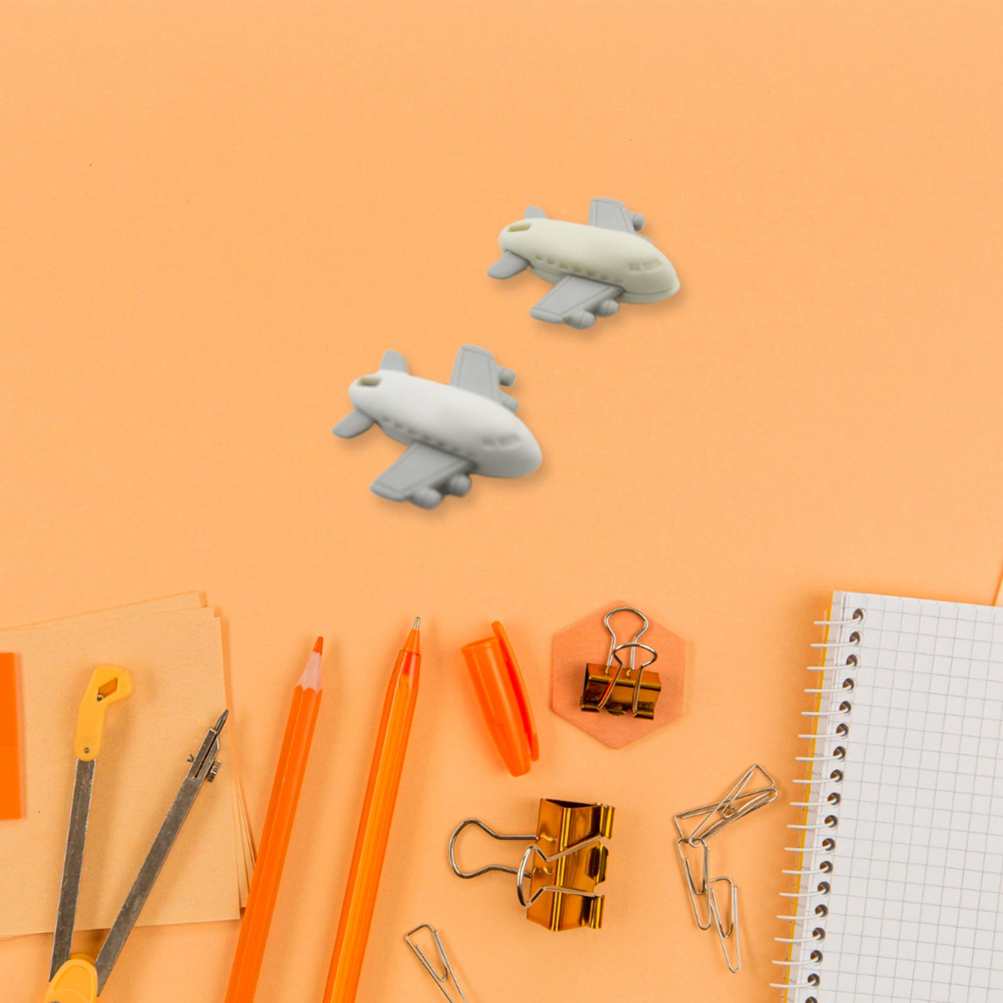 Vehicle Pattern Eraser School Stationery Use Eraser (4 Pc Set) - Happy Price - Image 3